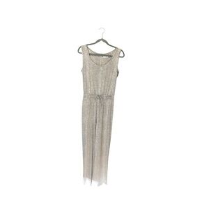 Calvin Klein Grey/White Pattern Jumpsuit